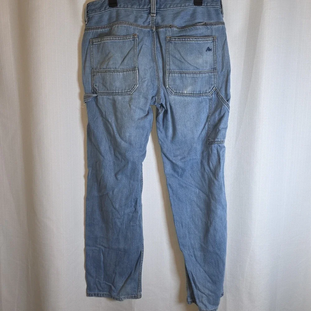 Ridgecut Carpenter Jeans Mens 34x32 Blue Denim Toughwear Utility Pants Excellent